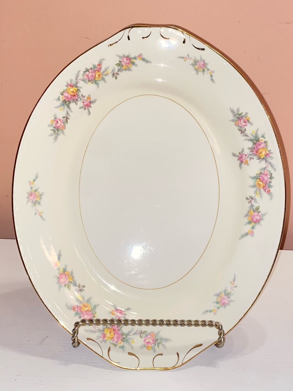 HOMER LAUGHLIN GEORGIAN “Countess” Large Vintage Serving Platter K5ON5